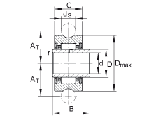 LFR2202-10-2RSR-NA軸承